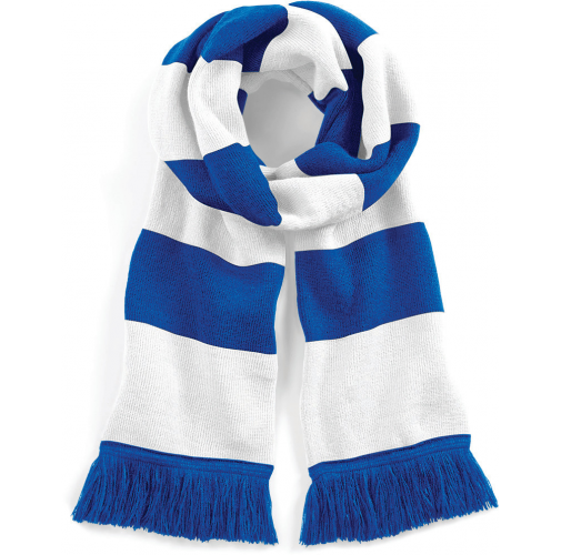 bright royal / white Bufanda Stadium a rayas