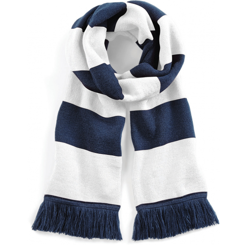 french navy / white Bufanda Stadium a rayas