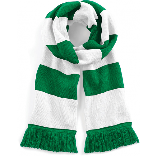 kelly green / white Bufanda Stadium a rayas