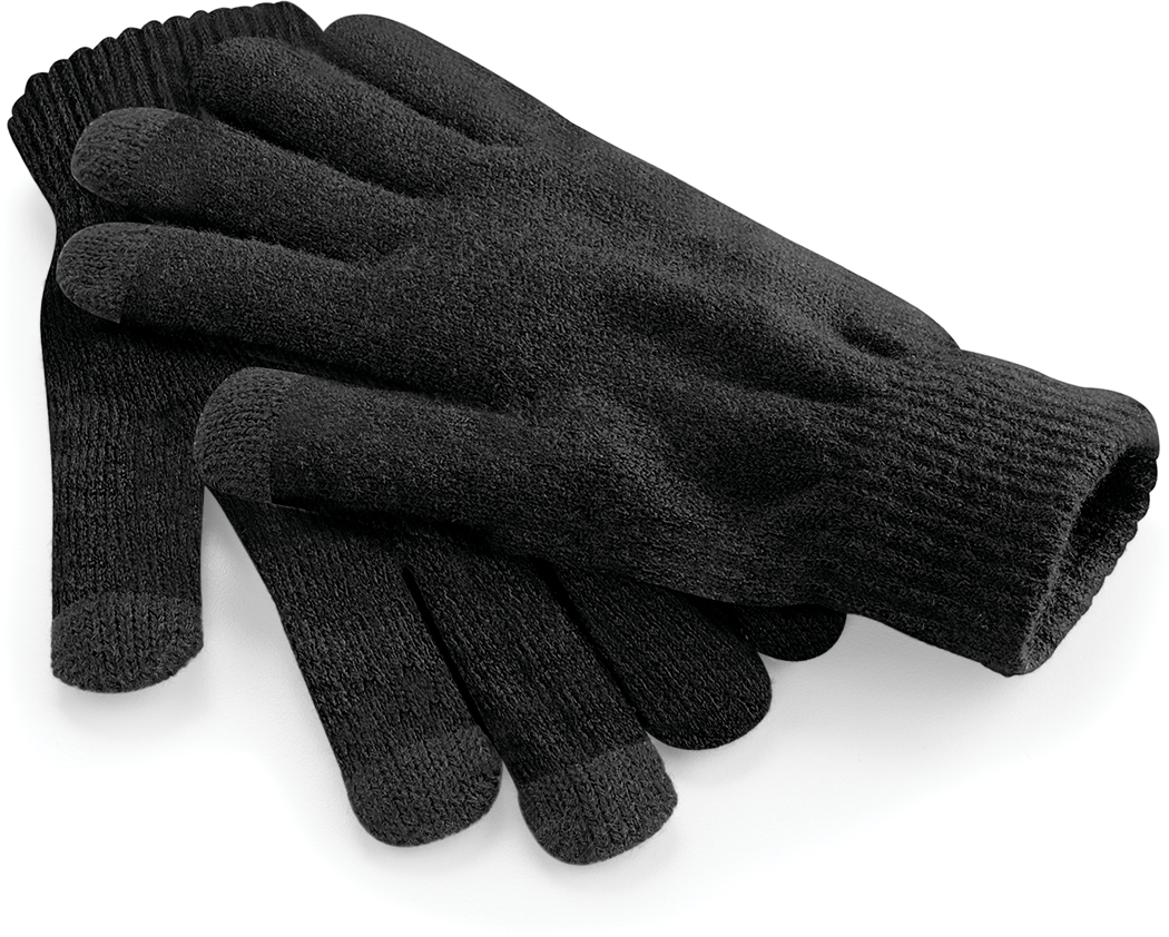 black Guantes para pantalla táctil