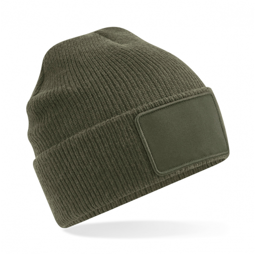 military green Gorro Thinsulate™ con parche extraíble