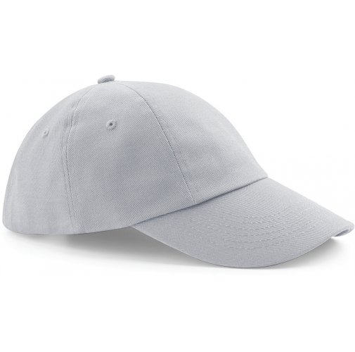 light grey Gorra de perfil bajo algodón Drill - 6 paneles