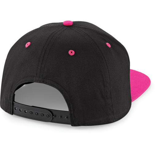 black / fuchsia Gorra Snapback contrastada - 5 PANELES