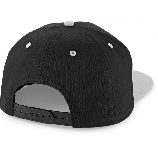 black / grey Gorra Snapback contrastada - 5 PANELES