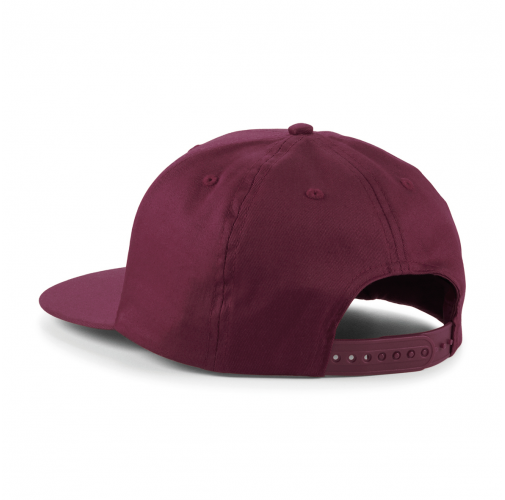 burgundy Gorra rapper - 5 paneles