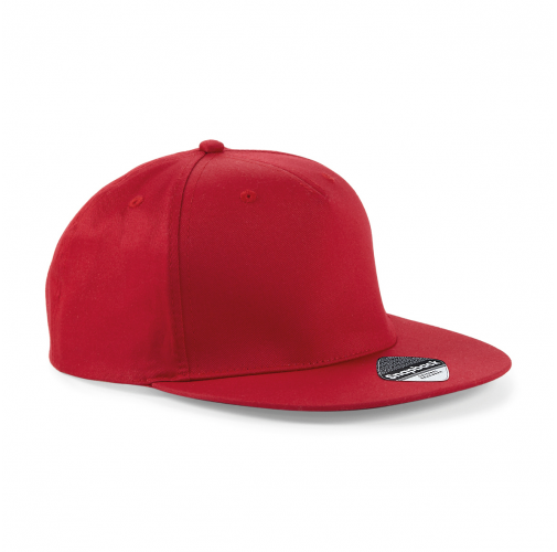 classic red Gorra rapper - 5 paneles