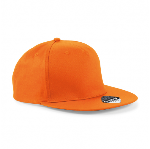 orange Gorra rapper - 5 paneles