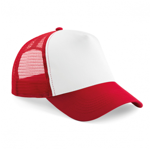 classic red / white Gorra de rejilla ajustable en la parte posterior infantil<br/>