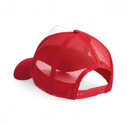 classic red / white Gorra de rejilla ajustable en la parte posterior infantil<br/>