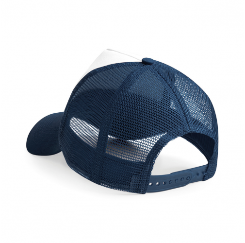 french navy / white Gorra de rejilla ajustable en la parte posterior infantil<br/>