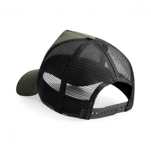 olive green / black Gorra de rejilla ajustable en la parte posterior infantil<br/>