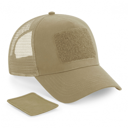 Gorra de rejilla con parche extraíble y ajustable en la parte trasera <br/>