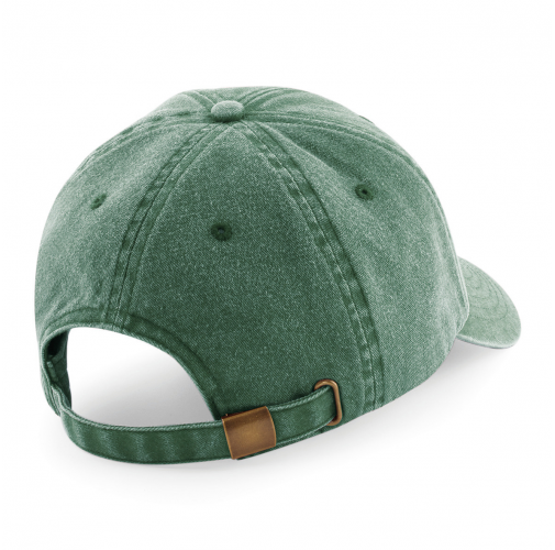 vintage bottle green Gorra vintage de perfil bajo