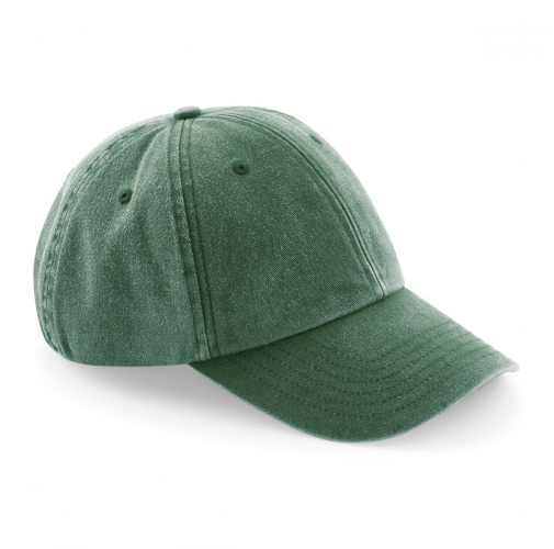 vintage bottle green Gorra vintage de perfil bajo