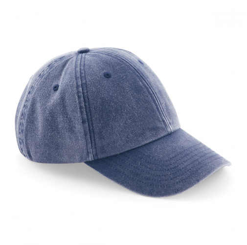 vintage denim Gorra vintage de perfil bajo