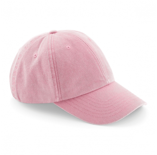 vintage dusty pink Gorra vintage de perfil bajo