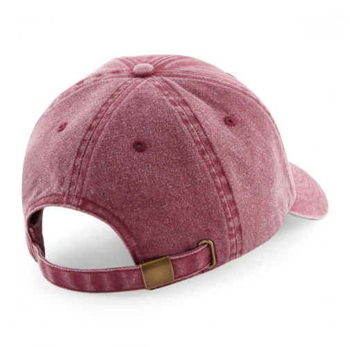 vintage red Gorra vintage de perfil bajo