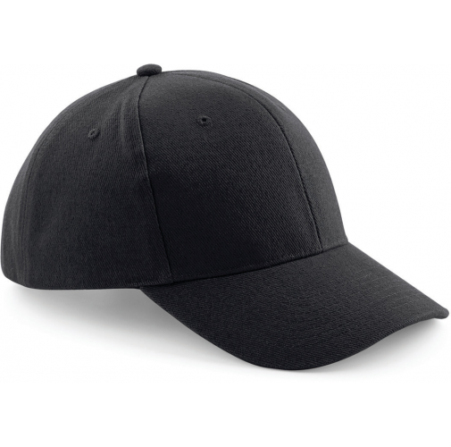 black Gorra Pro-Style de algodón peinado - 6 paneles