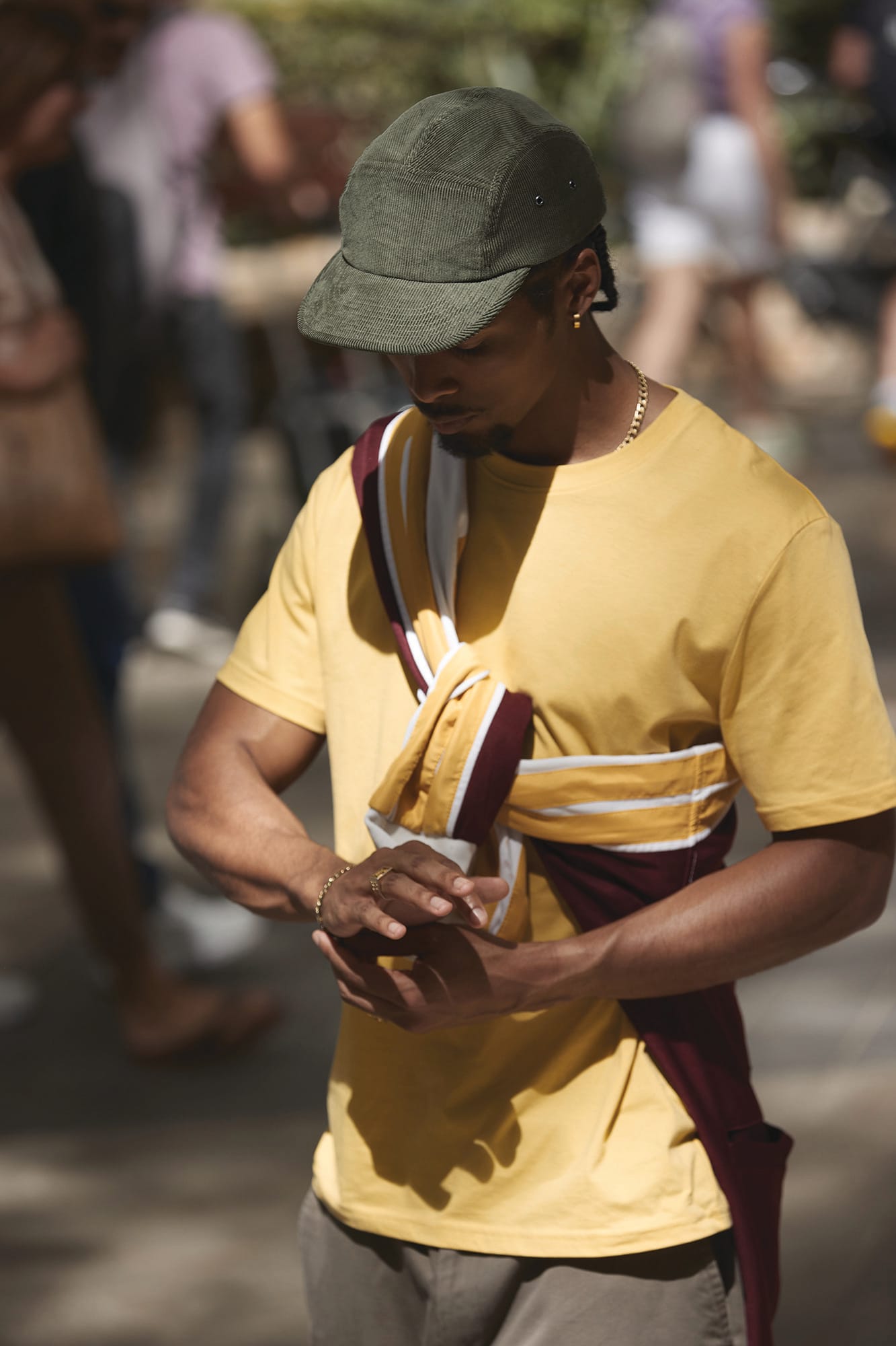 GORRA CAMPER 5 PANELES DE PANA