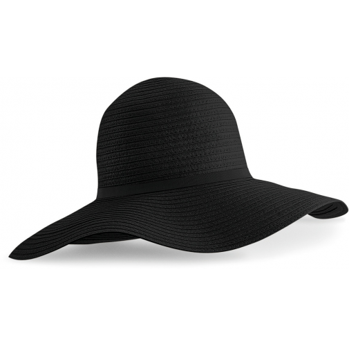 black Sombrero verano Marbella ala ancha