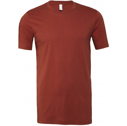 Camiseta cuello redondo hombre Heather