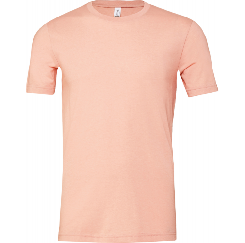 Camiseta cuello redondo hombre Heather