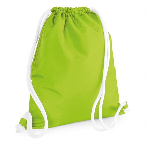 lime green Mochila gimnasio con cordón