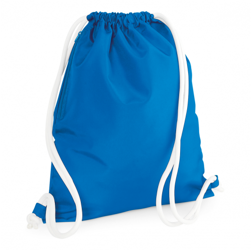 sapphire blue Mochila gimnasio con cordón