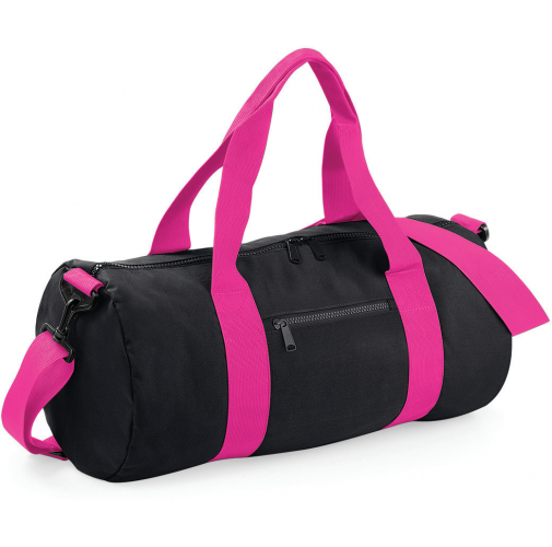black / fuchsia Bolsa Original cilíndrica
