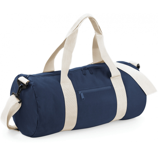 french navy / off white Bolsa Original cilíndrica