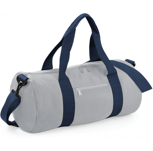 light grey / french navy Bolsa Original cilíndrica
