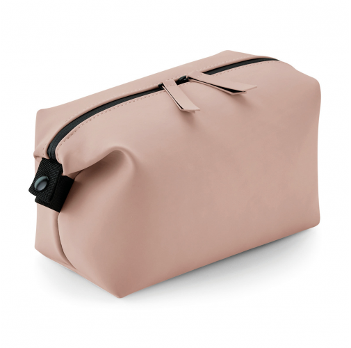 nude pink Estuche para accesorios de poliuretano mate