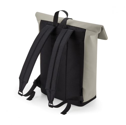 clay Mochila de poliuretano mate con solapa enrollable<br/>