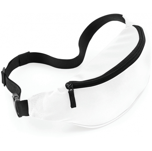 white Bolsa riñonera