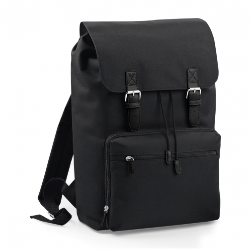 black / black Mochila portátil Vintage