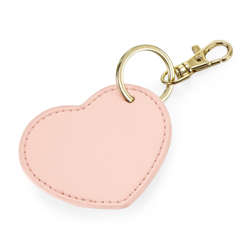 soft pink Llavero corazón<br/>