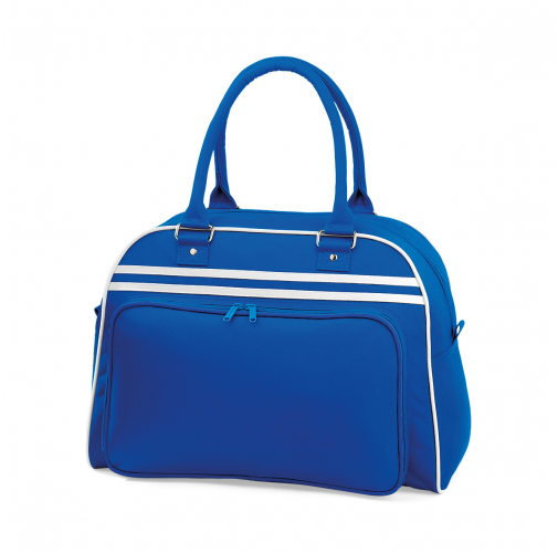 bright royal / white Bolsa Retro Bowling