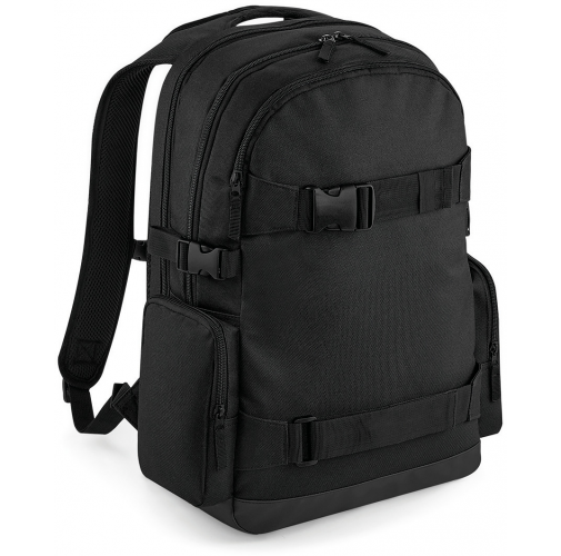 black Mochila Old School