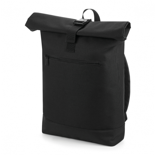 black Mochila roll-top