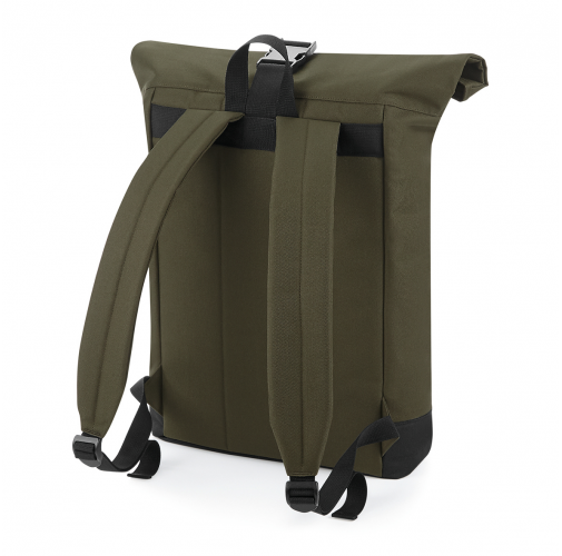 military green Mochila roll-top