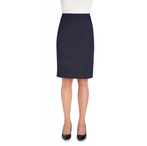 navy pin dot Falda Juliet