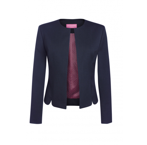 navy pin dot Chaqueta Vega