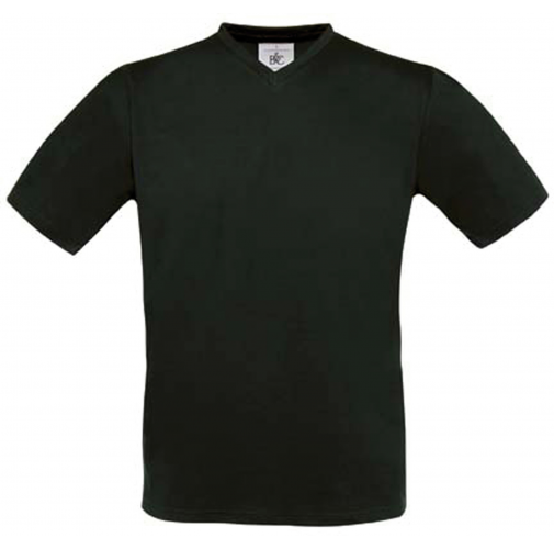 black Camiseta Exact150 cuello de pico
