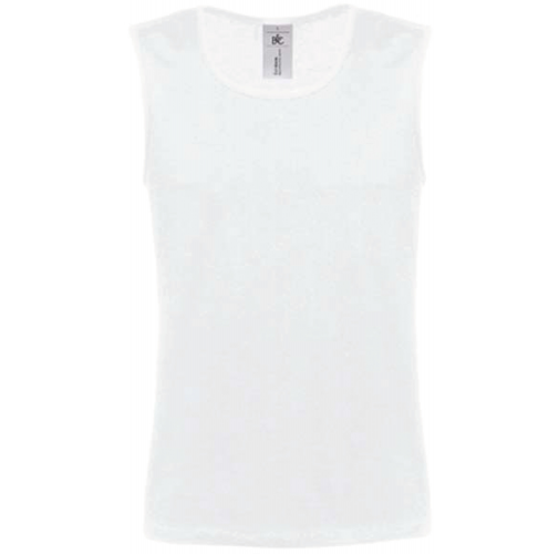 white Camiseta Move sin mangas hombre