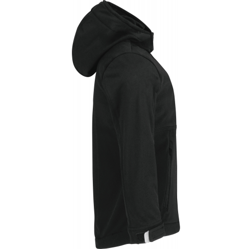 black Chaqueta Softshell con capucha niños