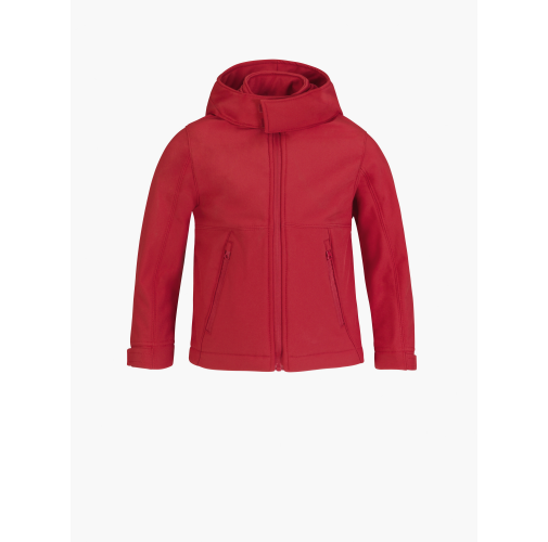 red Chaqueta Softshell con capucha niños