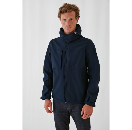 Chaqueta Softshell con capucha hombre