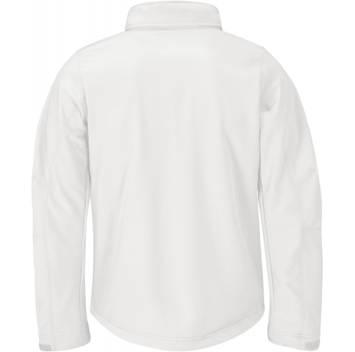 white Chaqueta Softshell con capucha hombre