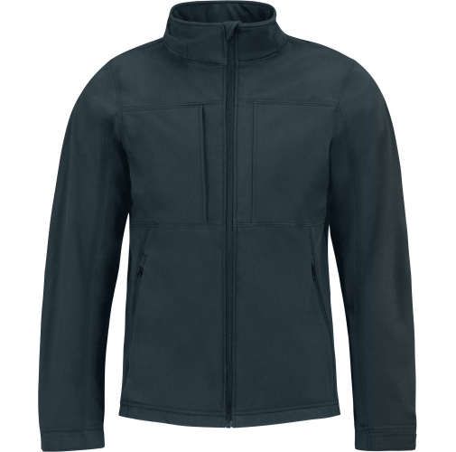 navy Chaqueta Softshell con capucha hombre