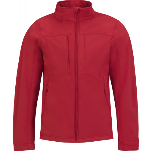 red Chaqueta Softshell con capucha hombre